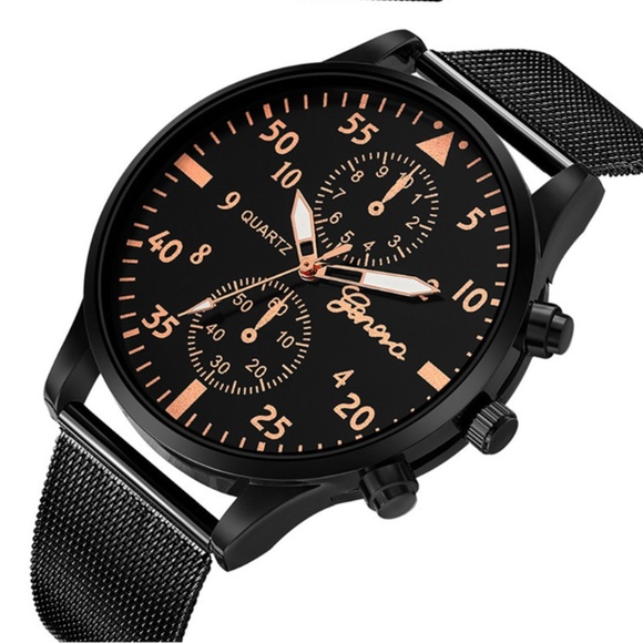 ⌚️NEW⌚️ Unisex Luxury Stainless Steel Quartz Watch - Picture 3 of 3